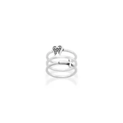 James Avery Artisan Jewelry Rings-Angel Wings And Horizon Cross Ring Set