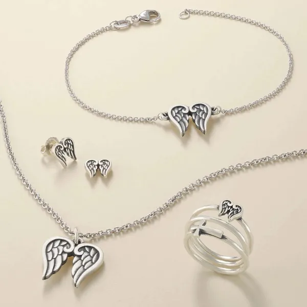James Avery Artisan Jewelry Charms-Angel Wings Charm