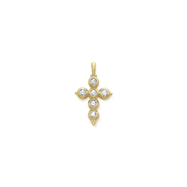 James Avery Artisan Jewelry Pendants-Antiquity Gemstone Cross Pendant