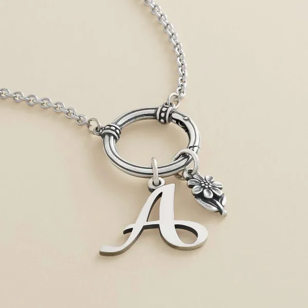 James Avery Artisan Jewelry Necklaces And Chains-Beaded Changeable Charm Holder Necklace