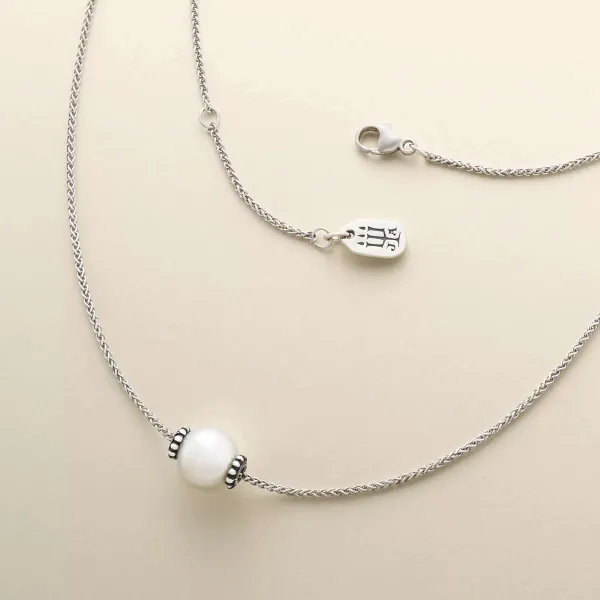 James Avery Artisan Jewelry Necklaces And Chains-Beaded Cultured Pearl Slider Necklace
