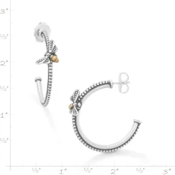 James Avery Artisan Jewelry Earrings-Bee Hoops