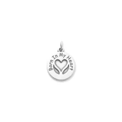 James Avery Artisan Jewelry Charms-Born In My Heart Adoption Charm