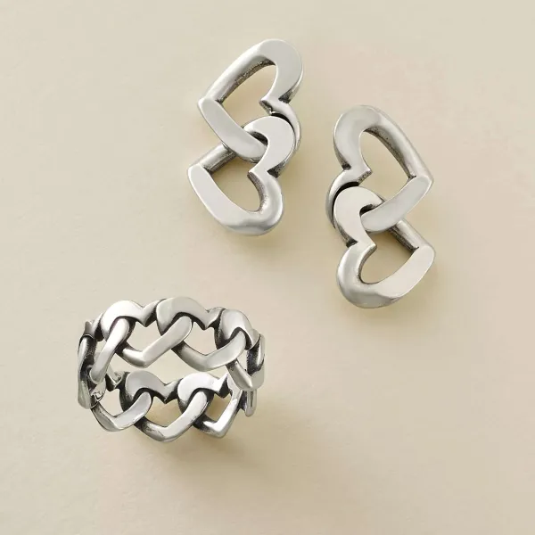 James Avery Artisan Jewelry Earrings-Chain Of Hearts Drop Earrings