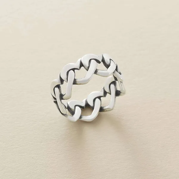 James Avery Artisan Jewelry Rings-Chain Of Hearts Ring