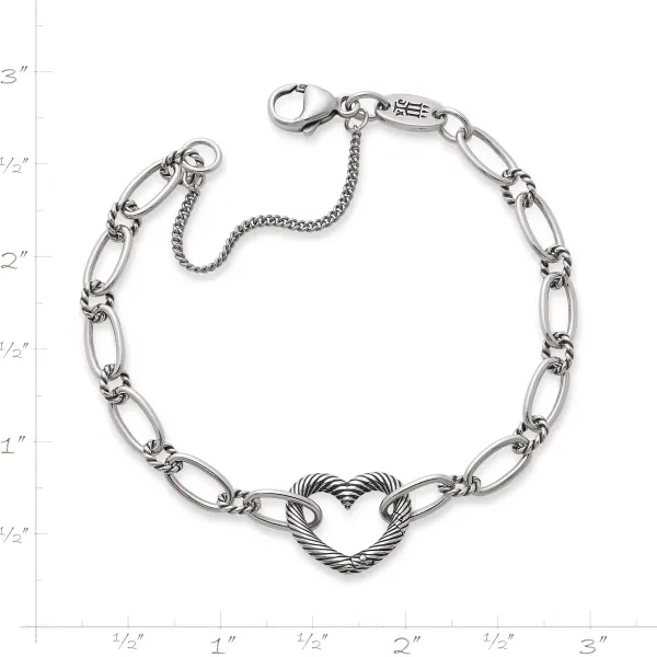 James Avery Artisan Jewelry Bracelets-Changeable Heart Charm Bracelet
