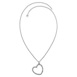 James Avery Artisan Jewelry Necklaces And Chains-Changeable Heart Charm Holder Necklace