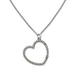 James Avery Artisan Jewelry Necklaces And Chains-Changeable Heart Charm Holder Necklace
