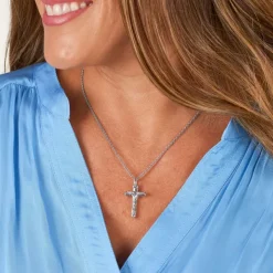 James Avery Artisan Jewelry Pendants-Chiseled Crucifix Pendant