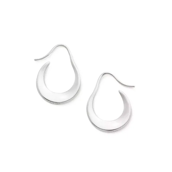 James Avery Artisan Jewelry Earrings-Classic Crescent Hoops
