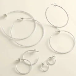 James Avery Artisan Jewelry Earrings-Classic Hammered Hoops