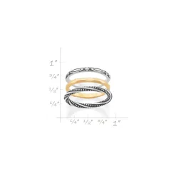 James Avery Artisan Jewelry Rings-Connected Circles Ring Set