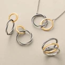 James Avery Artisan Jewelry Rings-Connected Circles Ring Set