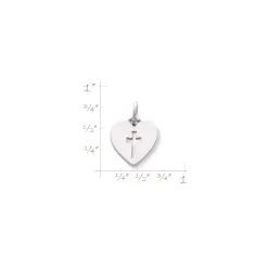 James Avery Artisan Jewelry Charms-Crosslet Heart Charm