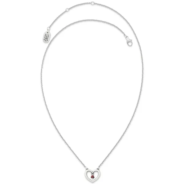 James Avery Artisan Jewelry Necklaces And Chains-Dancing Gemstone Heart Necklace