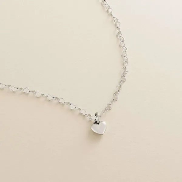 James Avery Artisan Jewelry Necklaces And Chains-Delicate Connected Hearts Chain