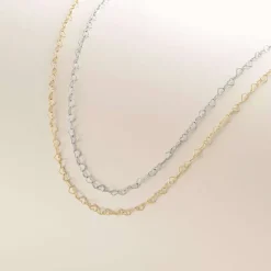 James Avery Artisan Jewelry Necklaces And Chains-Delicate Connected Hearts Chain