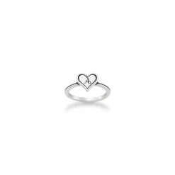 James Avery Artisan Jewelry Rings-Delicate Heart Initial Ring