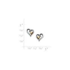James Avery Artisan Jewelry Earrings-Delicate Joy Of My Heart Studs