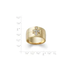 James Avery Artisan Jewelry Rings-Diamond Cross Wedding Ring