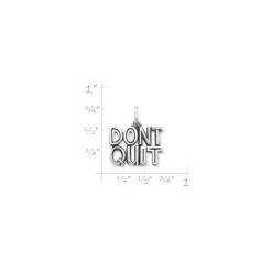 James Avery Artisan Jewelry Charms-Don'T Quit Charm