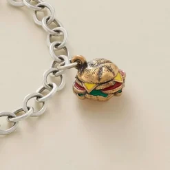 James Avery Artisan Jewelry Charms-Enamel Cheeseburger Charm