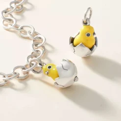 James Avery Artisan Jewelry Charms-Enamel Chicks Rule Charm