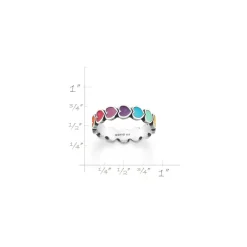 James Avery Artisan Jewelry Rings-Enamel Connected Hearts Ring