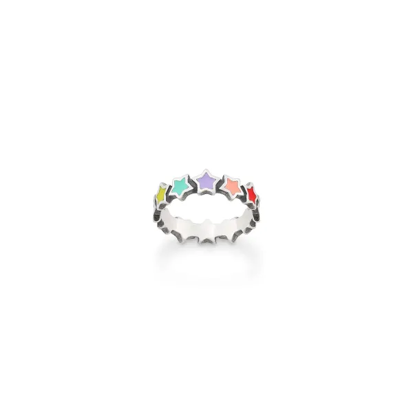 James Avery Artisan Jewelry Rings-Enamel Connected Stars Ring