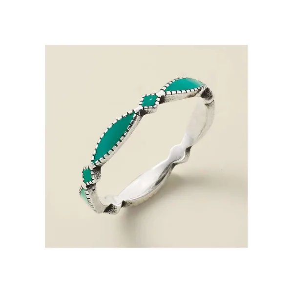 James Avery Artisan Jewelry Rings-Enamel Cordoba Stacker Ring