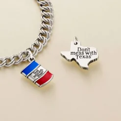 James Avery Artisan Jewelry Charms-Enamel Don'T Mess With Texas Charm