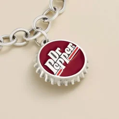 James Avery Artisan Jewelry Charms-Enamel Dr Pepper Bottle Cap Charm
