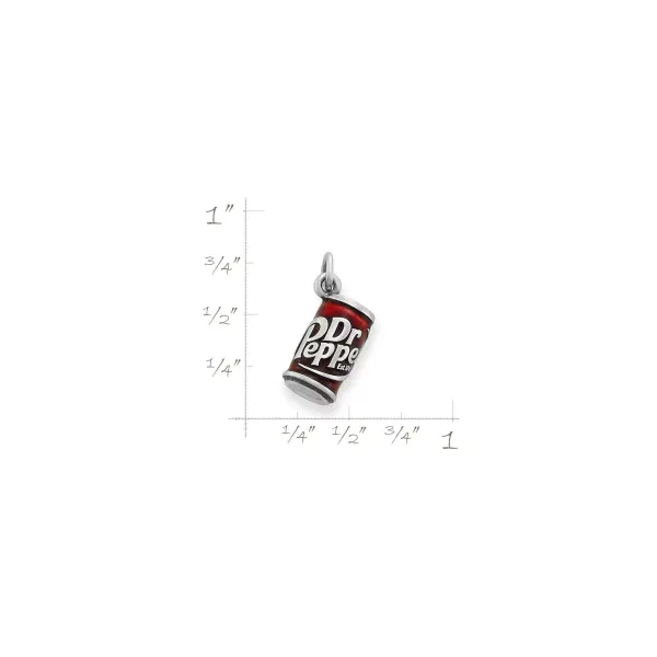 James Avery Artisan Jewelry Charms-Enamel "Dr Pepper" Charm