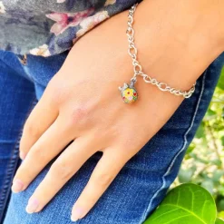 James Avery Artisan Jewelry Charms-Enamel Festive Turtle Charm