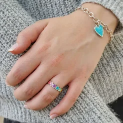 James Avery Artisan Jewelry Charms-Enamel Heart Charm