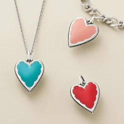 James Avery Artisan Jewelry Charms-Enamel Heart Charm