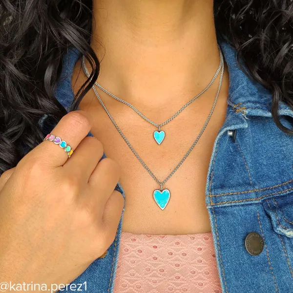 James Avery Artisan Jewelry Charms-Enamel Heart Charm