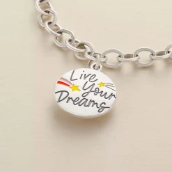 James Avery Artisan Jewelry Charms-Enamel Live Your Dreams Charm