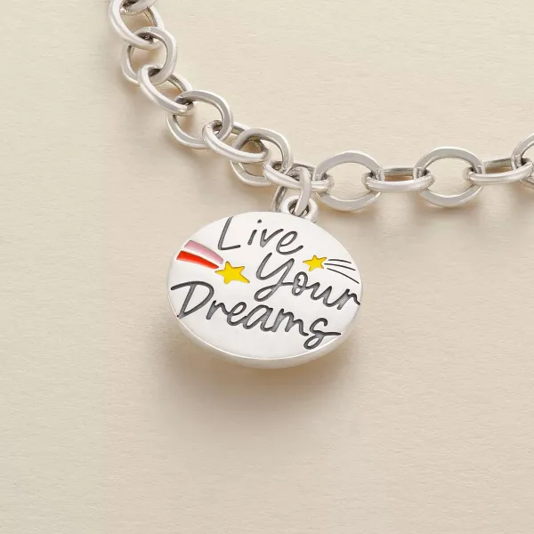 James Avery Artisan Jewelry Charms-Enamel Live Your Dreams Charm