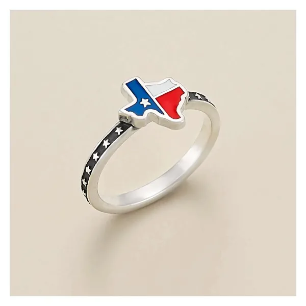 James Avery Artisan Jewelry Rings-Enamel Lone Star State Ring