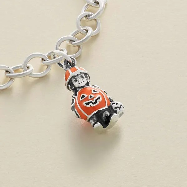 James Avery Artisan Jewelry Charms-Enamel Pumpkin Costume Charm