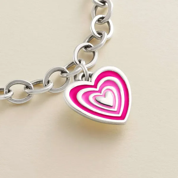 James Avery Artisan Jewelry Charms-Enamel Radiant Heart Charm