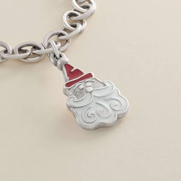 James Avery Artisan Jewelry Charms-Enamel Sweet Santa Charm