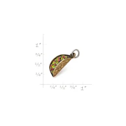 James Avery Artisan Jewelry Charms-Enamel Taco Tuesday Charm