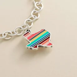 James Avery Artisan Jewelry Charms-Enamel Texas Serape Charm