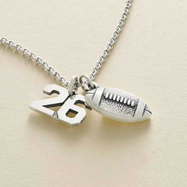 James Avery Artisan Jewelry Charms-Engravable Football Charm