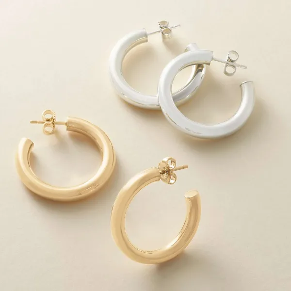 James Avery Artisan Jewelry Earrings-Fiesta Hoops