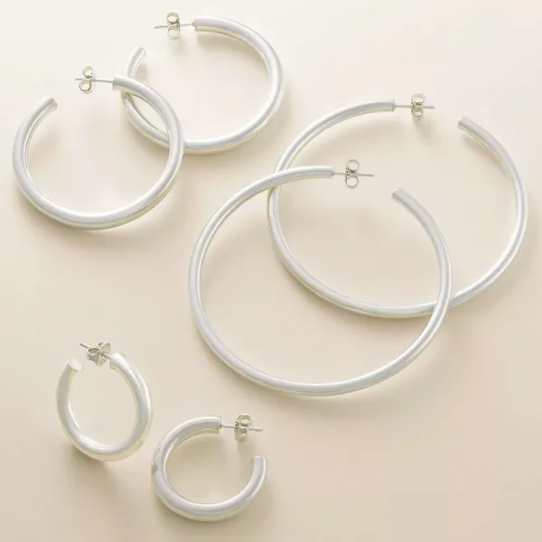 James Avery Artisan Jewelry Earrings-Fiesta Hoops