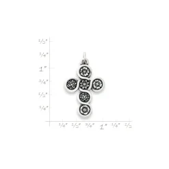 James Avery Artisan Jewelry Pendants-Flowering Cross Pendant