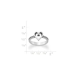 James Avery Artisan Jewelry Rings-Forever And Always Heart Ring